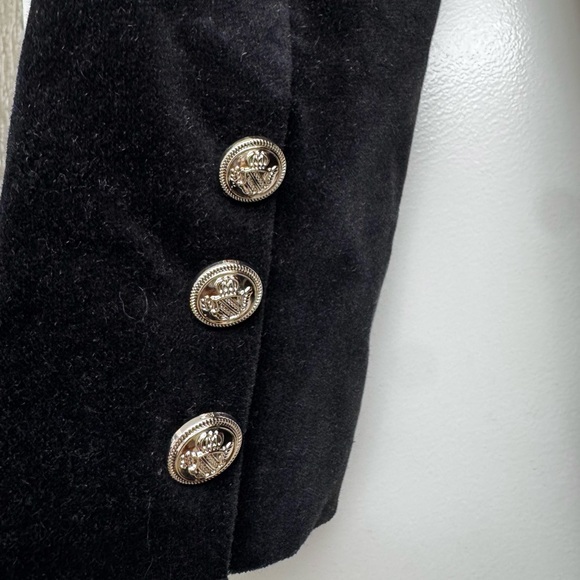 EUC Good American Velvet Double Breasted Boss Blazer Dress Size 2 - Picture 7 of 16